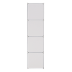 Dulap modular KIRBY, alb / maro