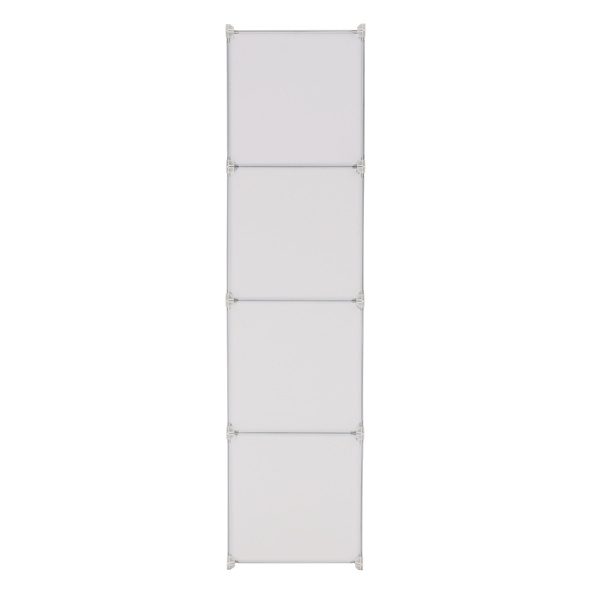 Dulap modular KIRBY, alb / maro