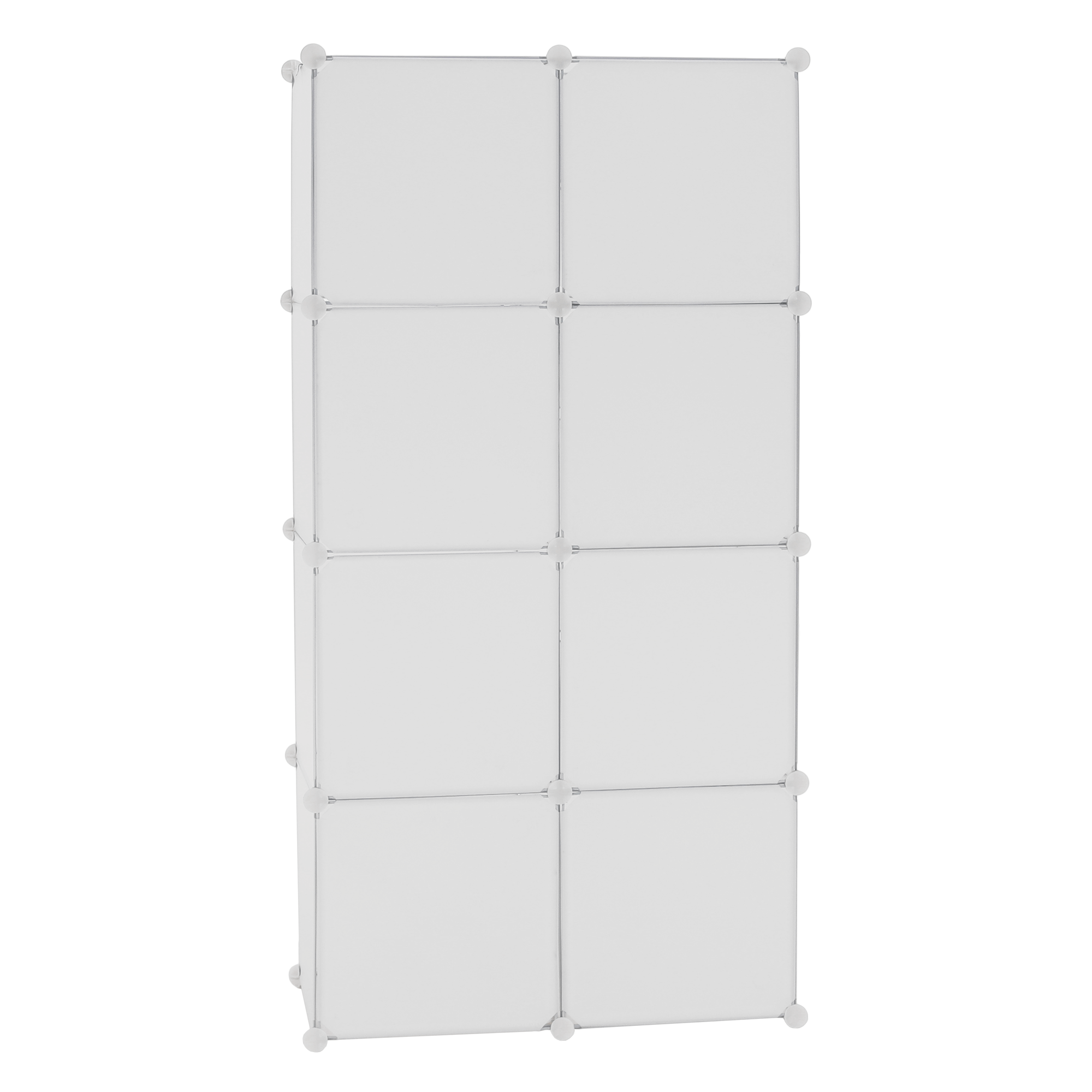 Dulap modular KIRBY, alb / maro