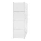 Dulap modular KITARO, alb / maro