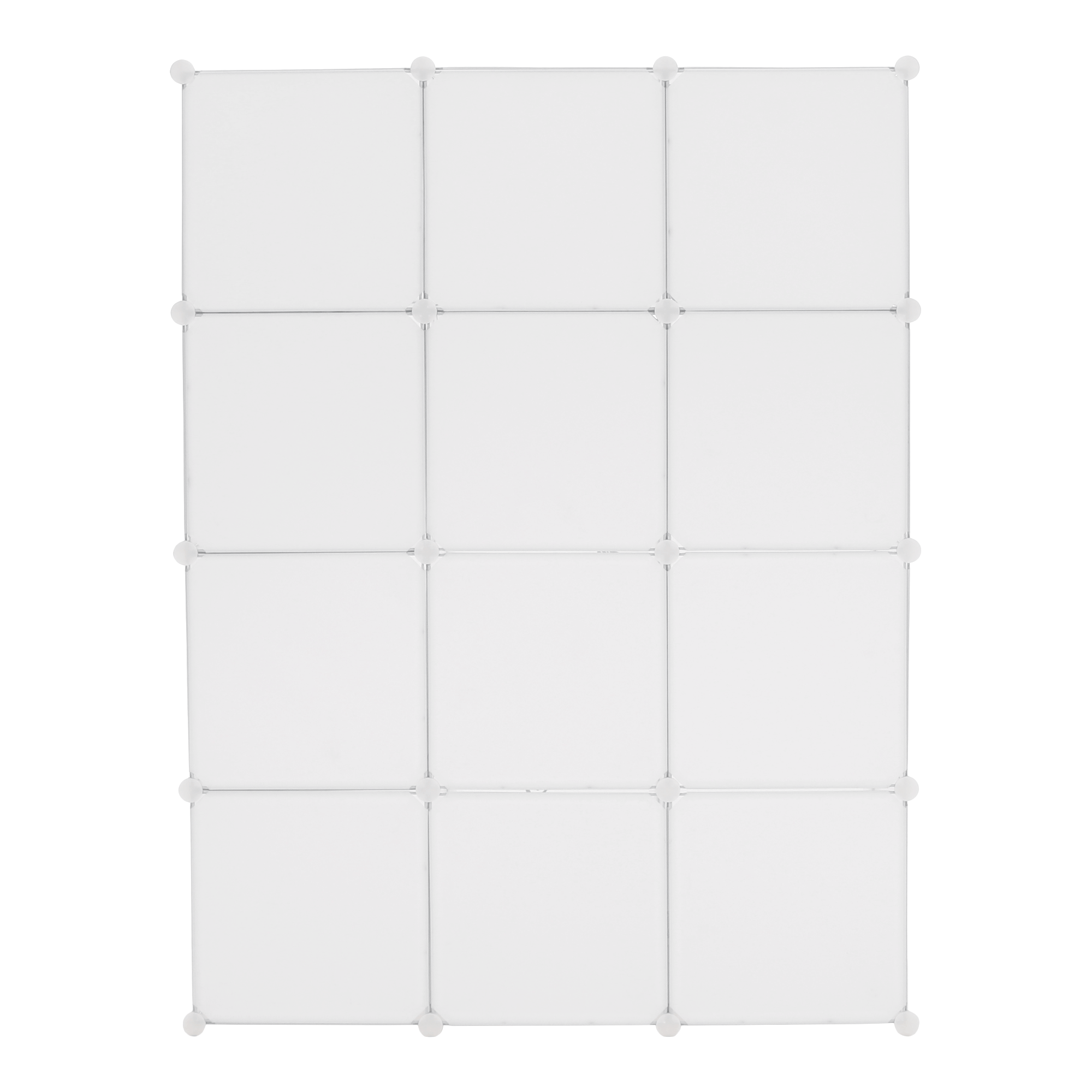 Dulap modular KITARO, alb / maro
