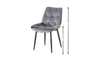 Set pat tapitat cu saltea inclusa, bej, 160x200 cm, Bella