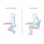 Scaun genunchi ergonomic, GROCO