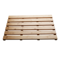 Covor antiderapant pentru baie KLERA, bambus natural lacuit