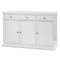 Comoda PARIS 77824, PAL infoliat/MDF lacuit, alb
