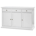 Comoda PARIS 77824, PAL infoliat/MDF lacuit, alb