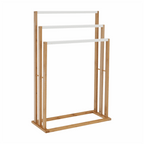 Stand pt. prosoape KOMO NEW, bambus/alb