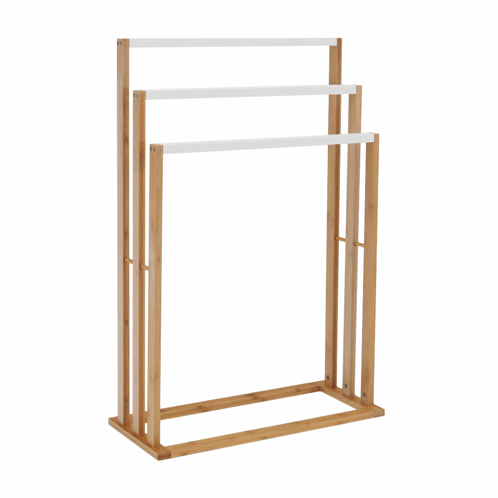 Stand pt. prosoape KOMO NEW, bambus/alb