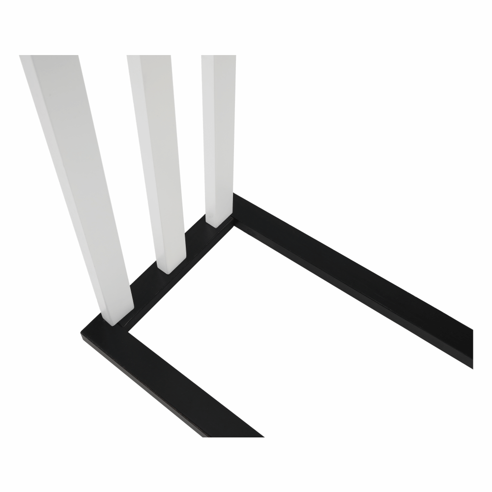 Cuier KOMO, alb / negru