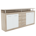 Comoda JUNO - JACHIM NEW, stejar sonoma/alba