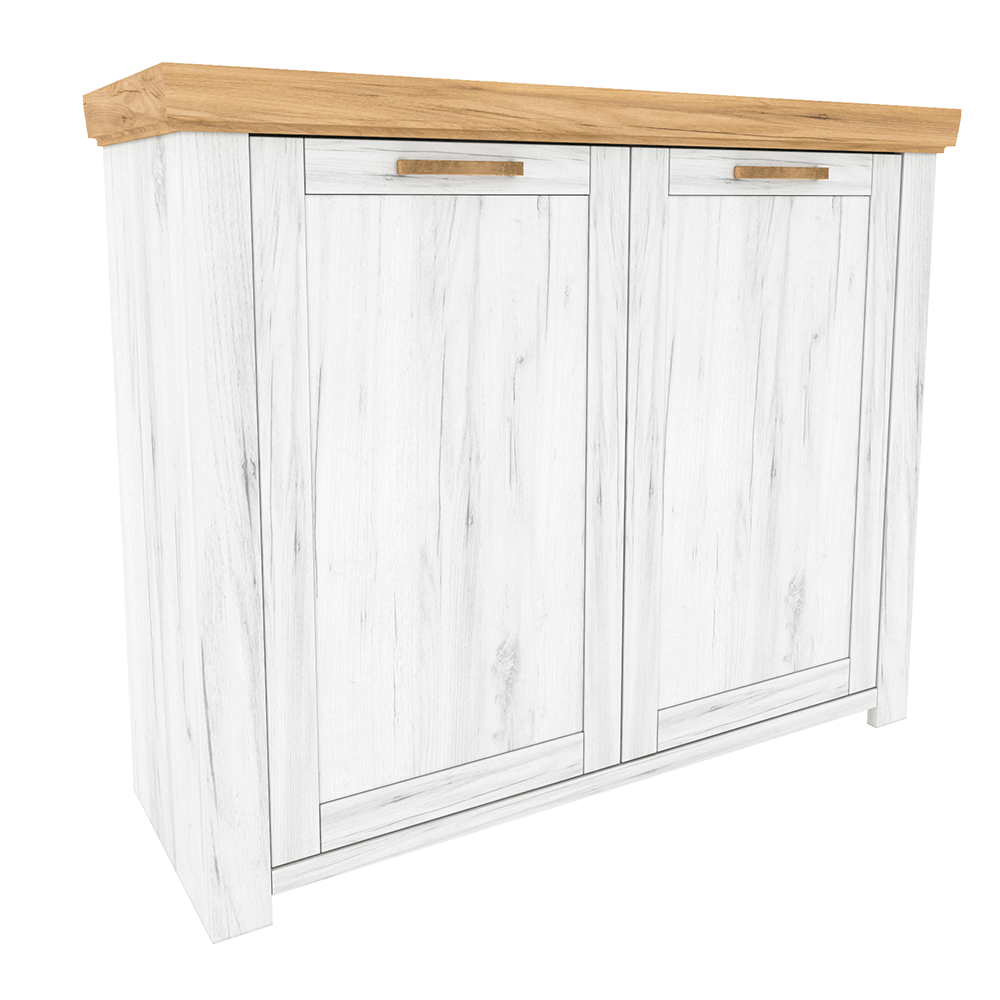 Scrin J SUDBURY, stejar craft auriu/stejar craft alb