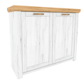 Scrin J SUDBURY, stejar craft auriu/stejar craft alb