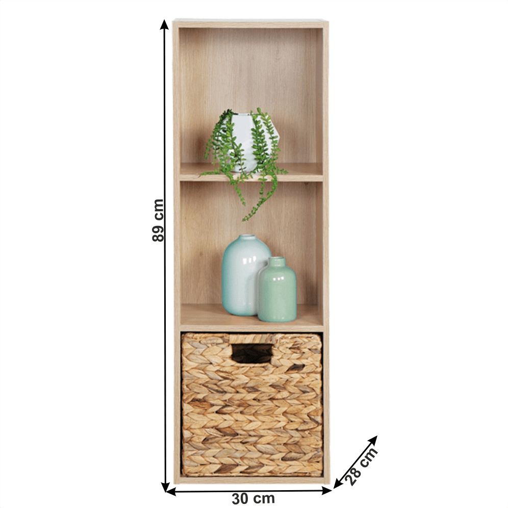 Etajera SVION, stejar natural