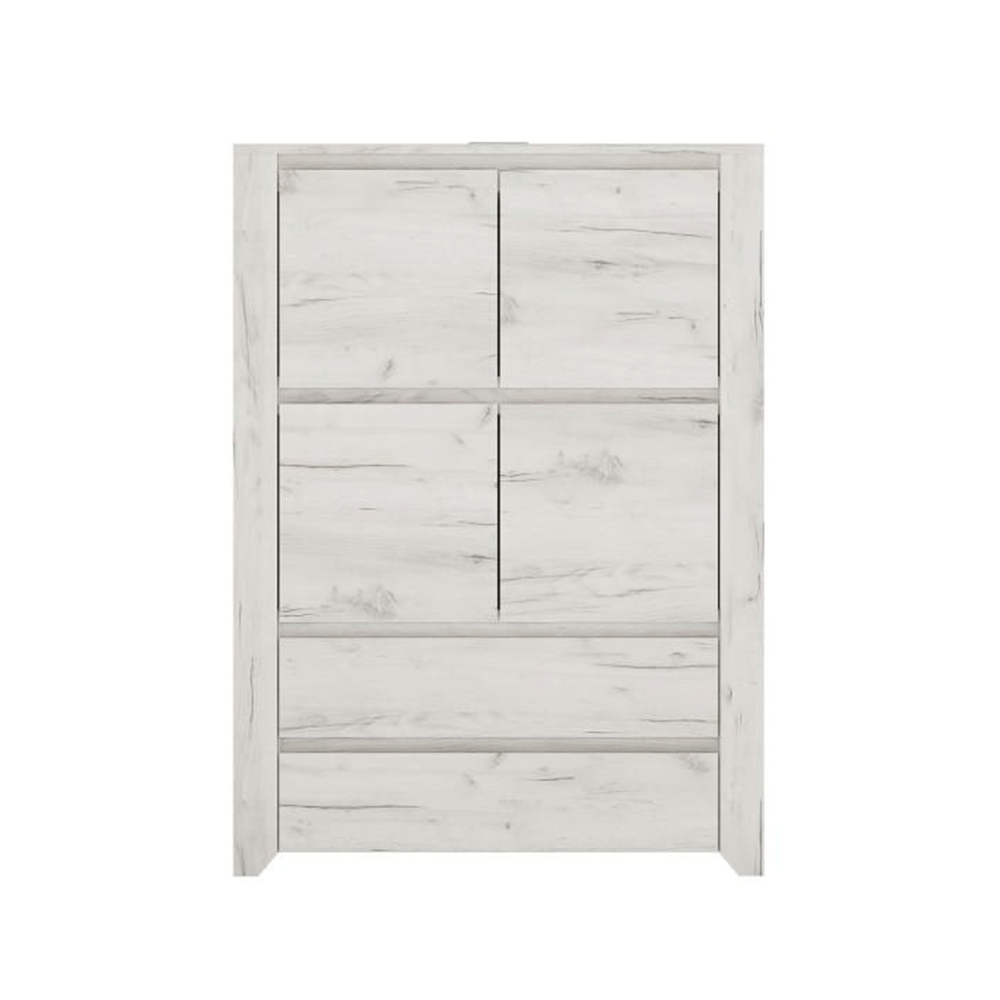 Comoda tip 33 ANGEL, alb craft