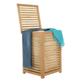 Cos de rufe BASKET, bambus lacuit/bej