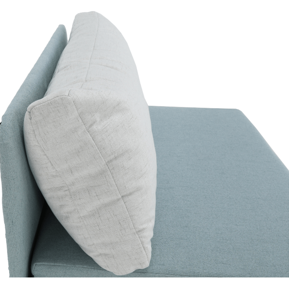 Fotoliu KENY, menta / crem