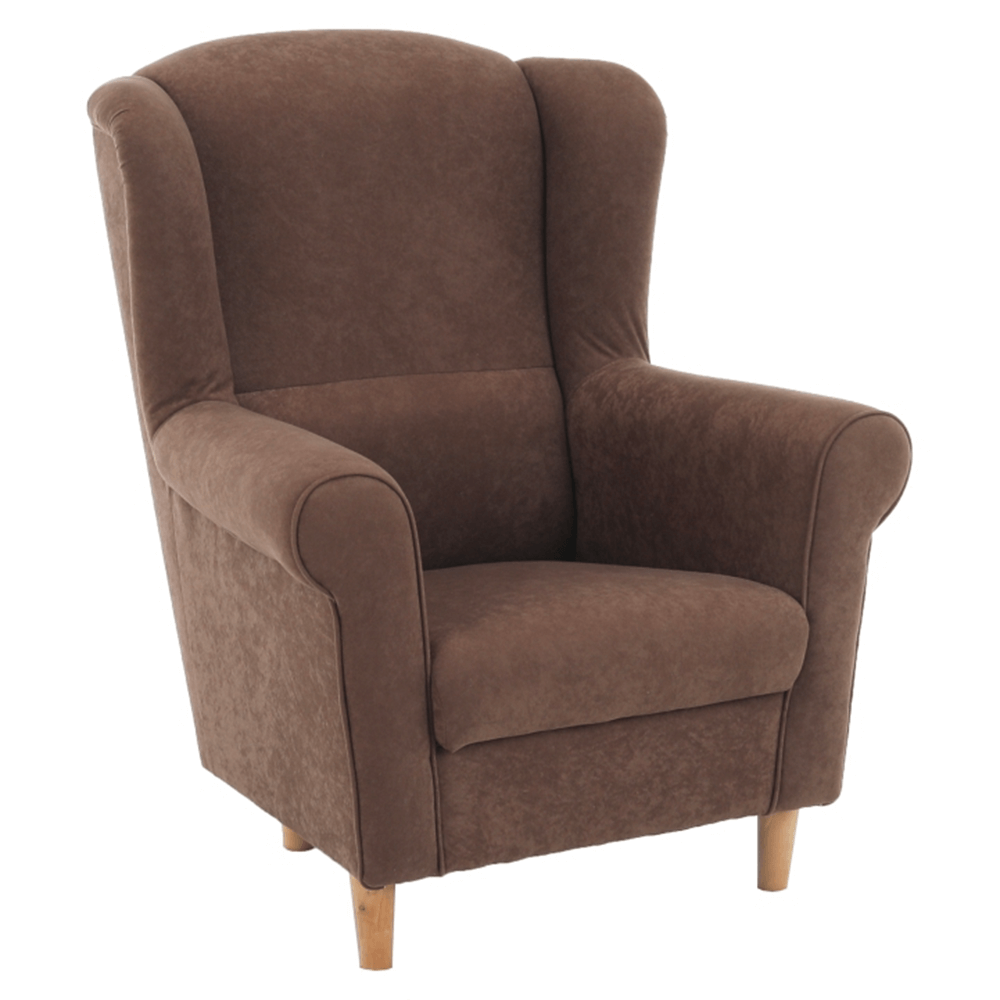 Fotoliu CHARLOT, textil maro