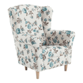 Fotoliu CHARLOT, material textil rose 14