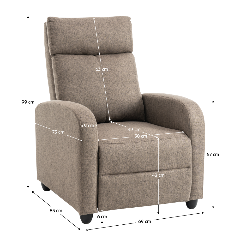 Fotoliu reglabil extensibil KRESO NEW, vedere 6