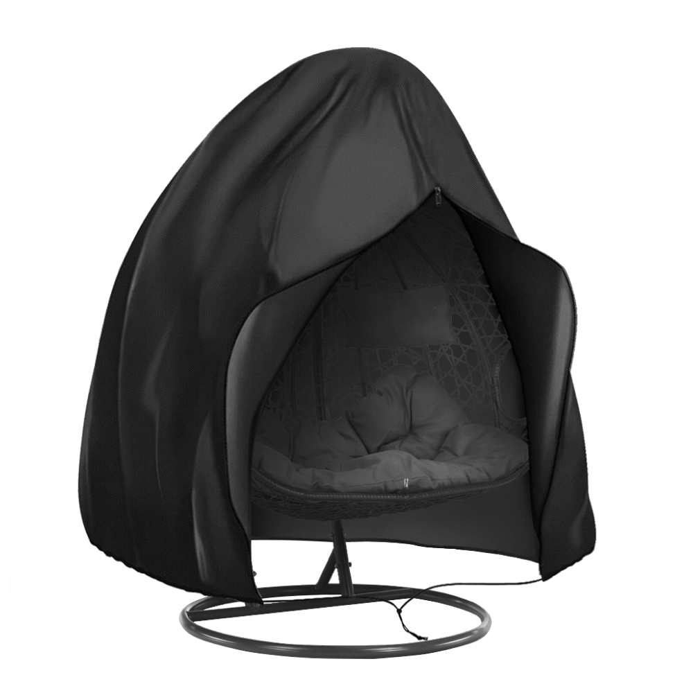 Husa de protectie pentru scaun dublu suspendat KRYTO TYP 2, negru