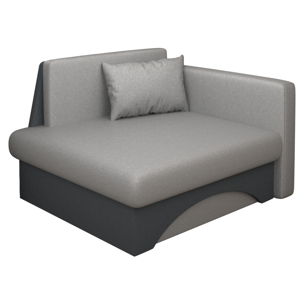 Scaun extensibil KUBOS NEW UNI, gri/gri inchis