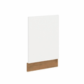 Usa pentru masina de spalat vase incorporata VEGA ZM 570x446, stejar Lancelot/alb extra lucios HG