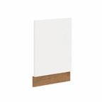 Usa pentru masina de spalat vase incorporata VEGA ZM 570x446, stejar Lancelot/alb extra lucios HG