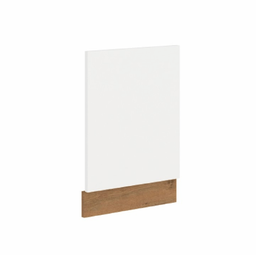 Usa pentru masina de spalat vase incorporata VEGA ZM 570x446, stejar Lancelot/alb extra lucios HG