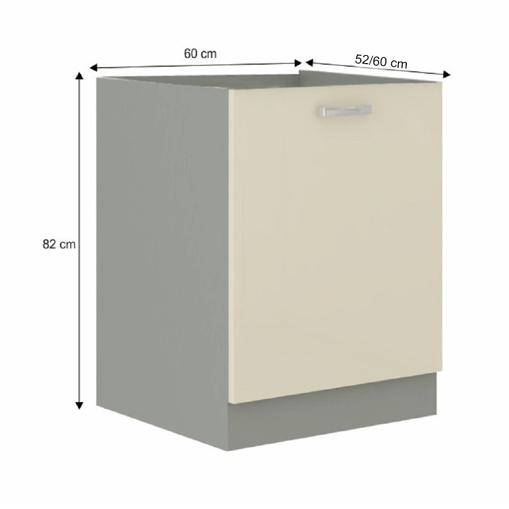Dulap bucatarie modular PRADO 60 D 1F BB, vedere 5
