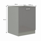 Dulap bucatarie modular PRADO 60 D 1F ZB, vedere 3