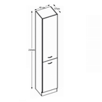 Dulap bucatarie modular PRADO 40 DK-210 2F, vedere 6