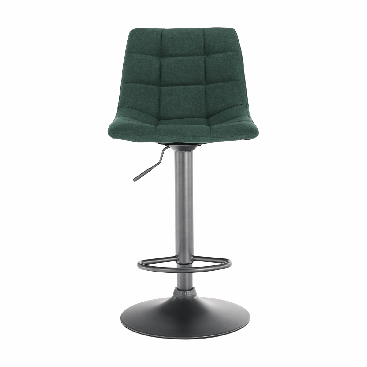 Scaun de bar LAHELA, verde / negru
