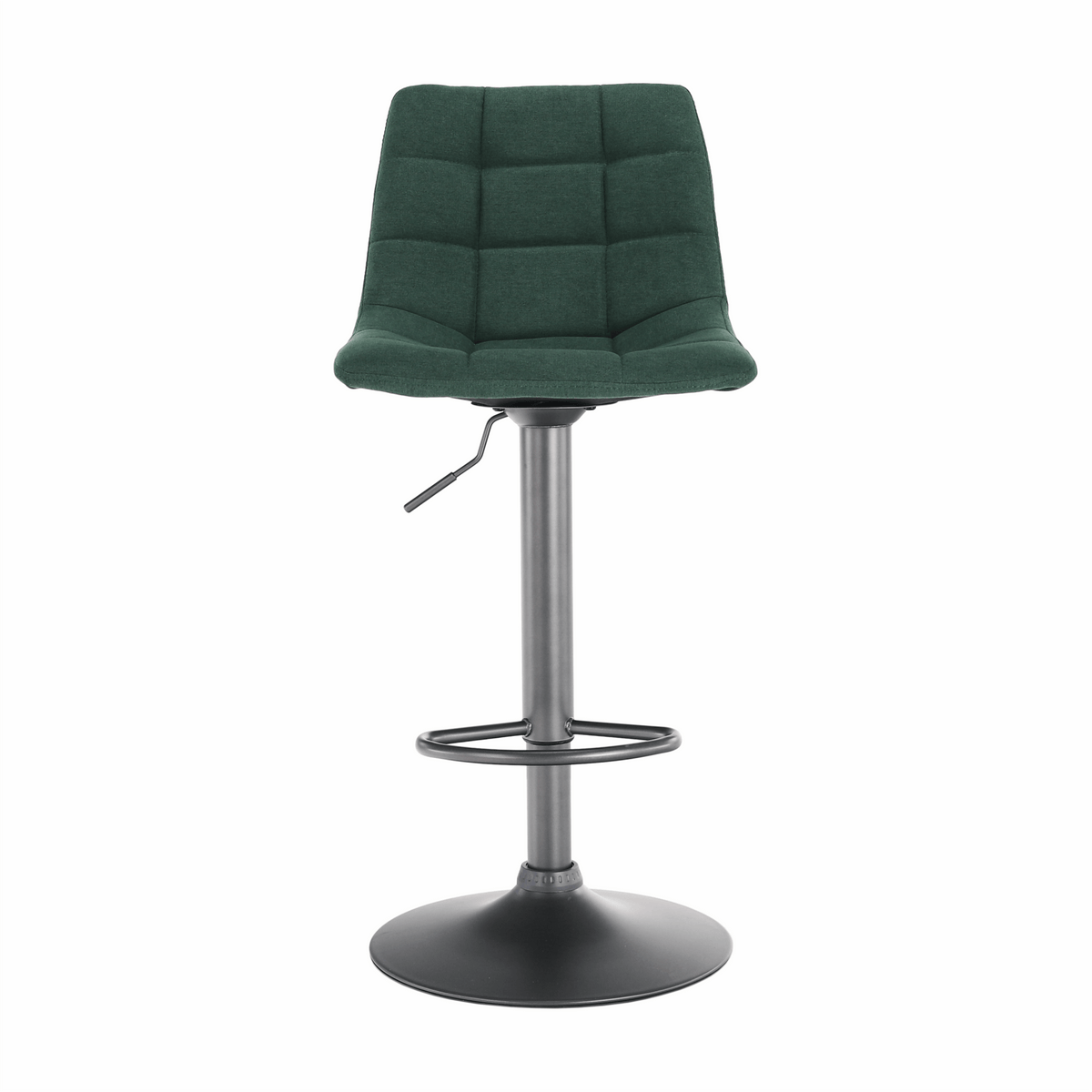 Scaun de bar LAHELA, verde / negru