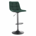 Scaun de bar LAHELA, verde/negru