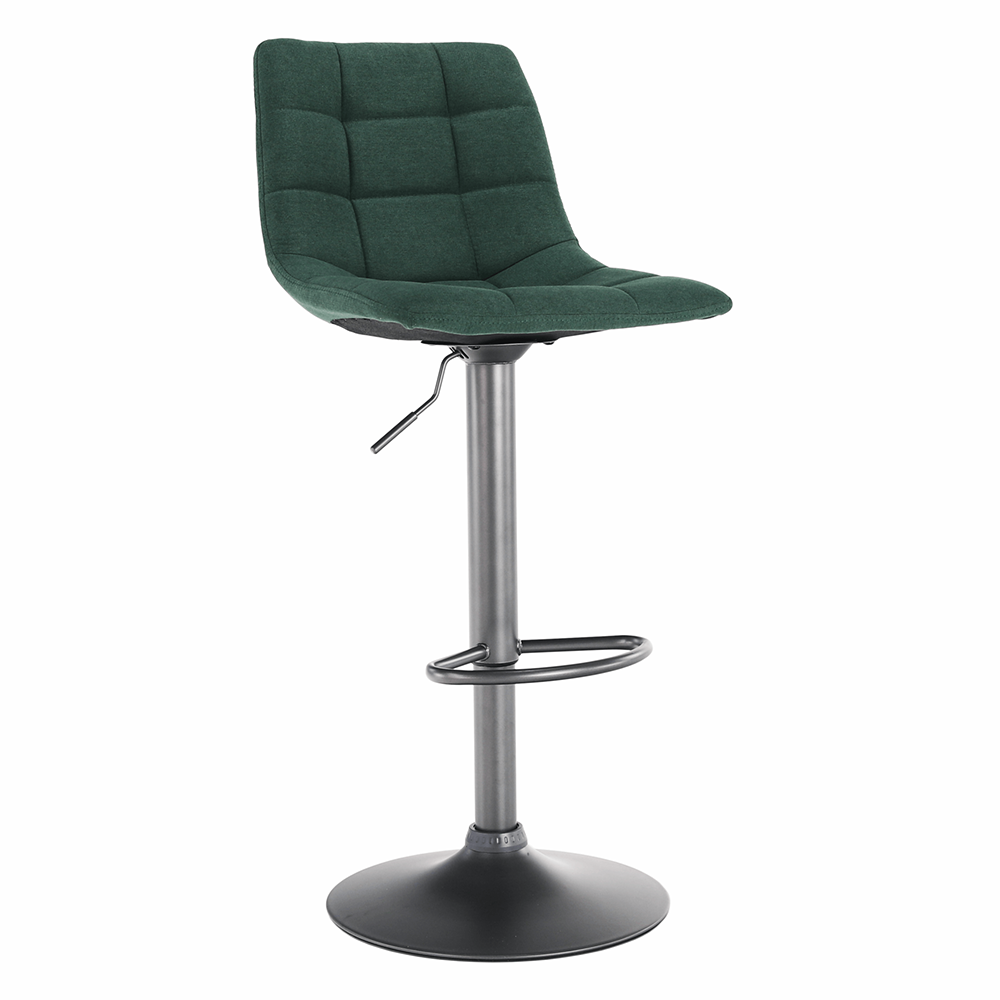 Scaun de bar LAHELA, verde / negru