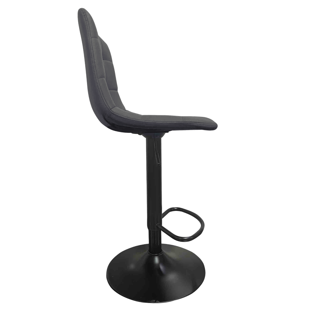 Scaun de bar LAHELA, gri / negru