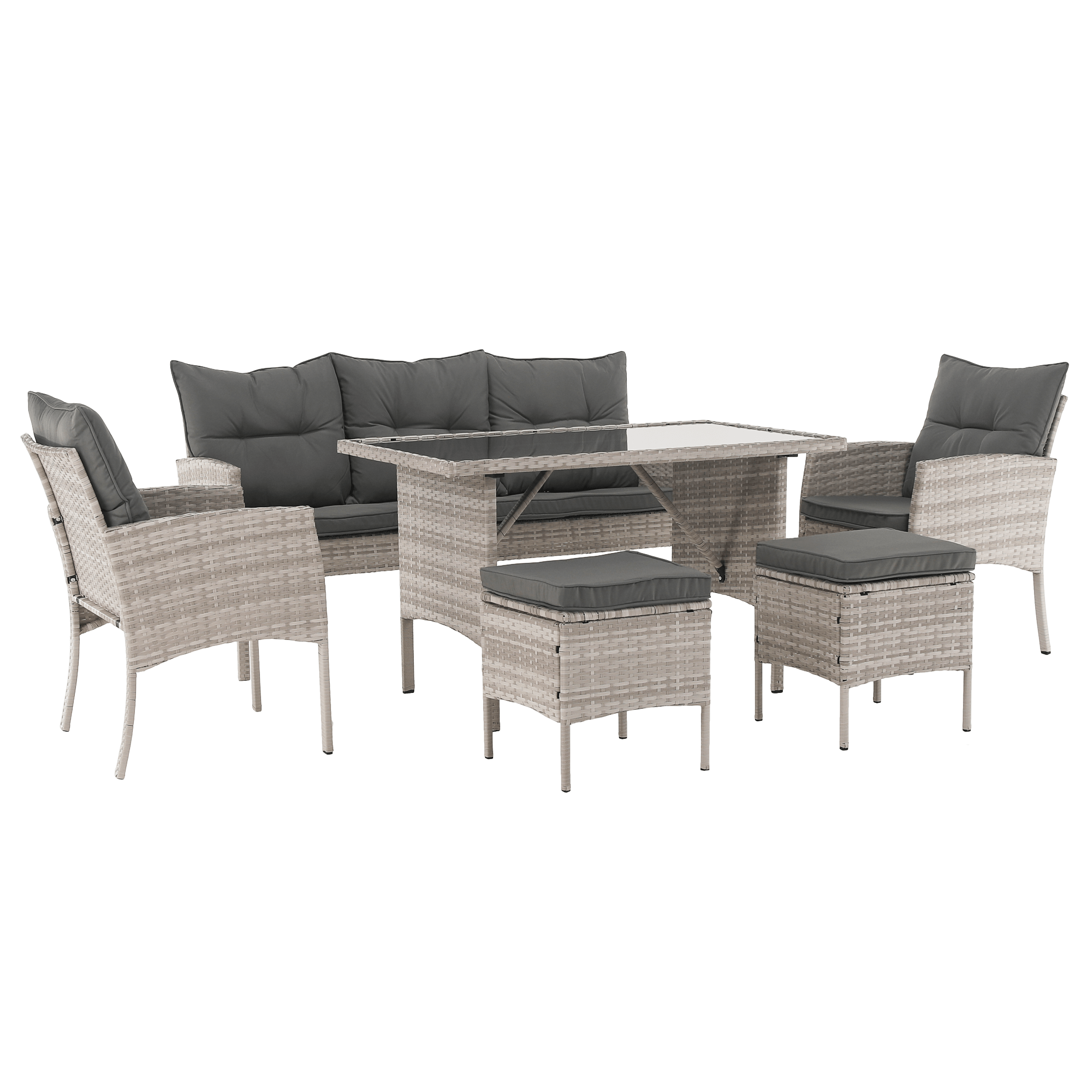 Set gradina LALEN, gri deschis