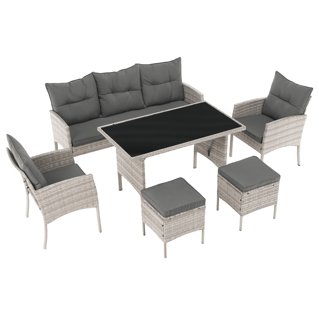 Set gradina LALEN, gri deschis