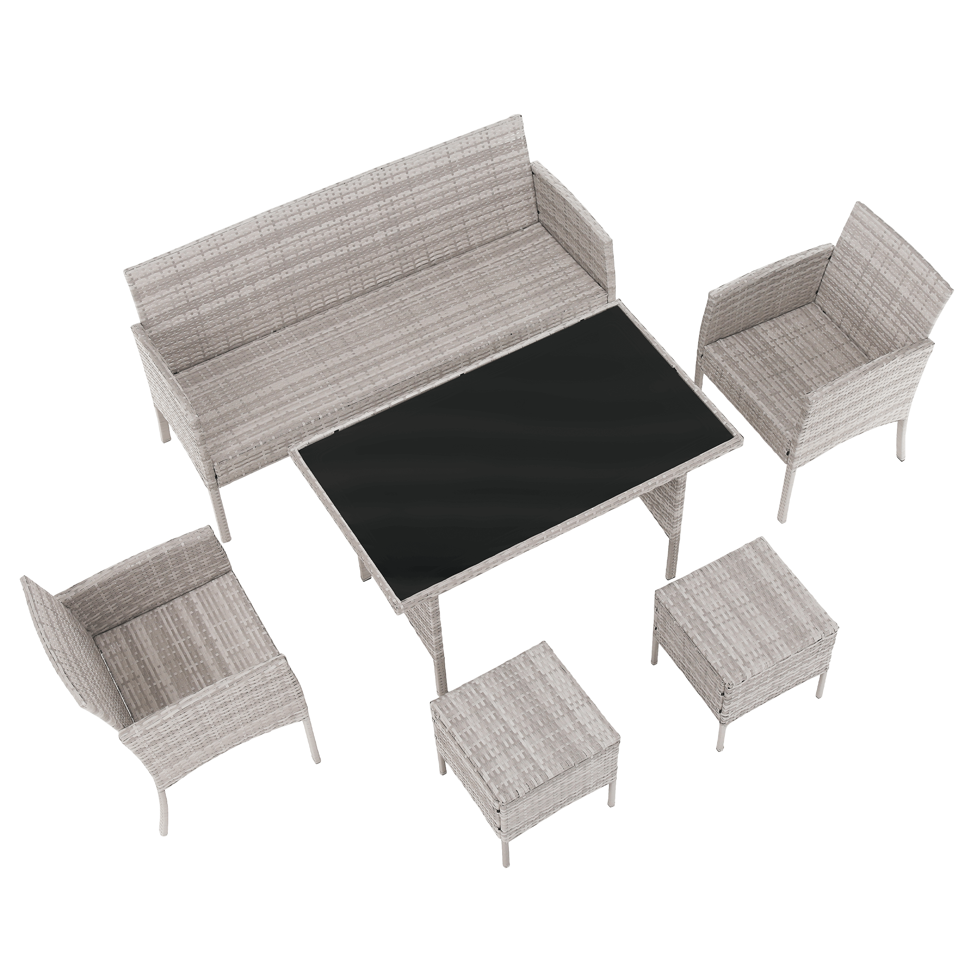 Set gradina LALEN, gri deschis
