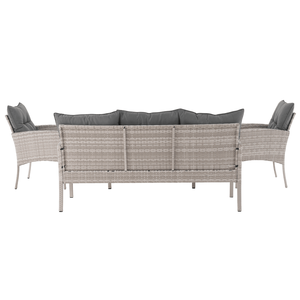 Set gradina LALEN, gri deschis