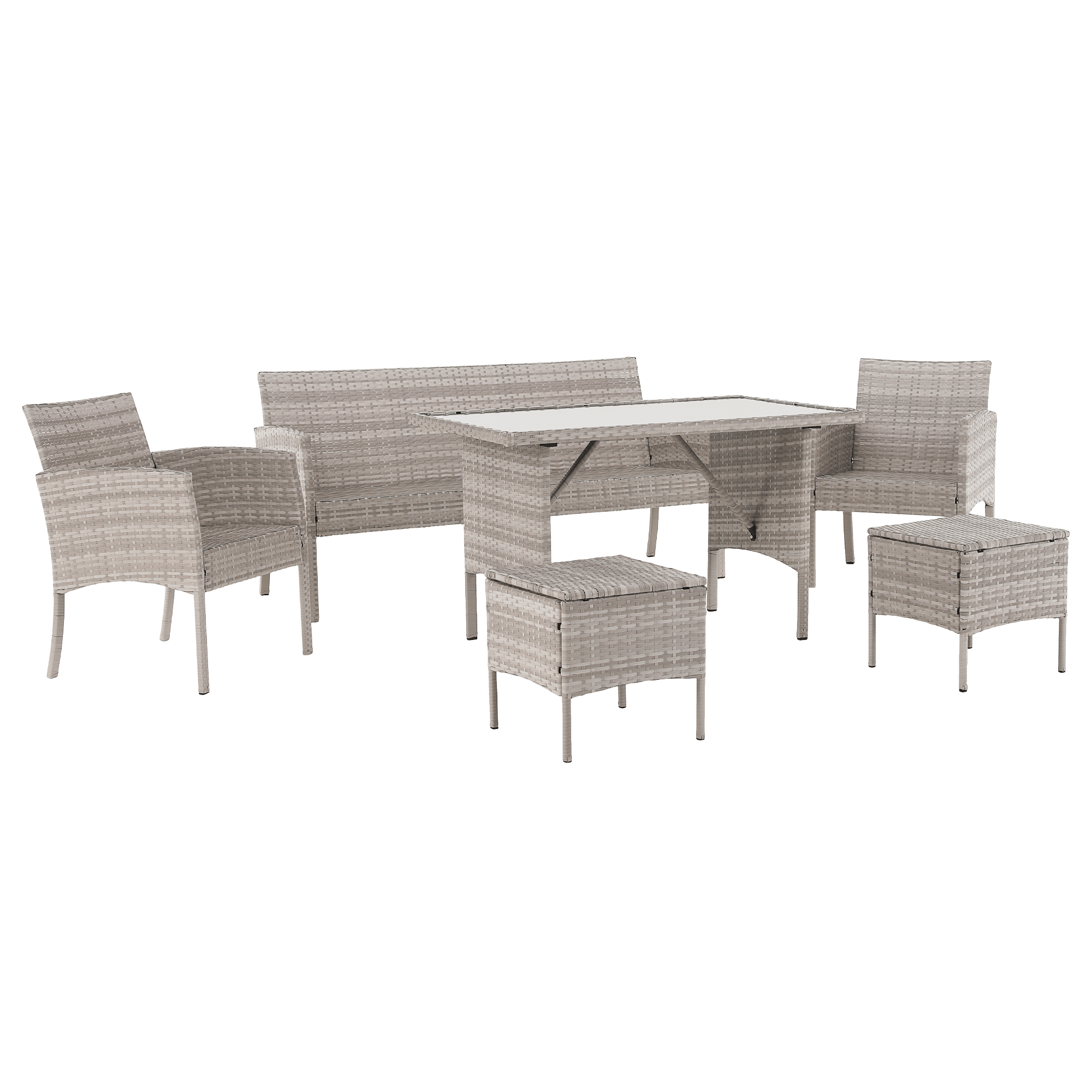 Set gradina LALEN, gri deschis