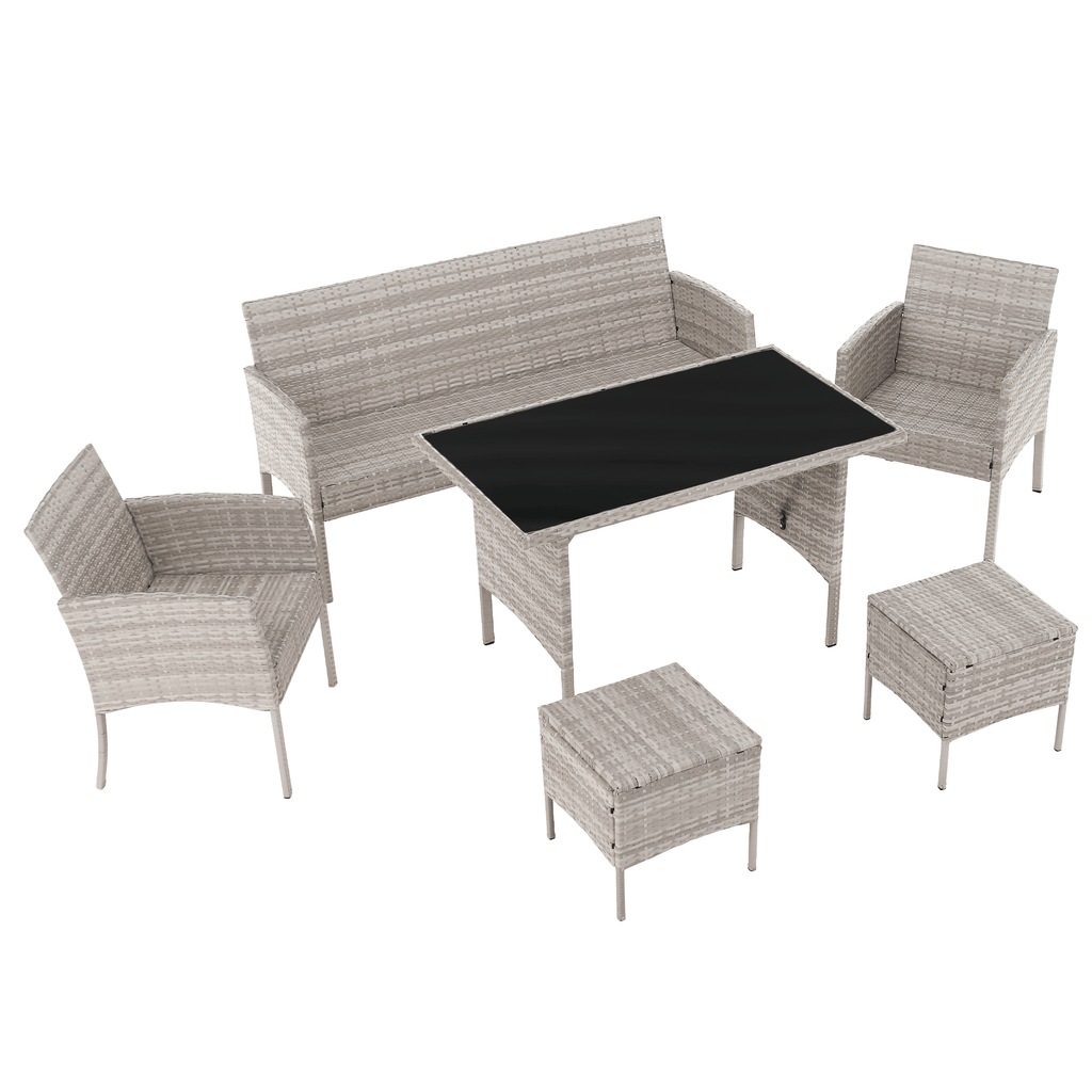 Set gradina LALEN, gri deschis