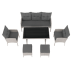 Set gradina LALEN, gri deschis