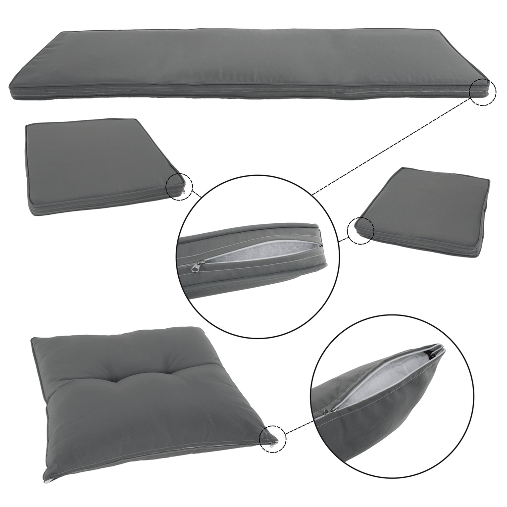 Set gradina LALEN, gri deschis