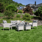 Set gradina LALEN, gri deschis