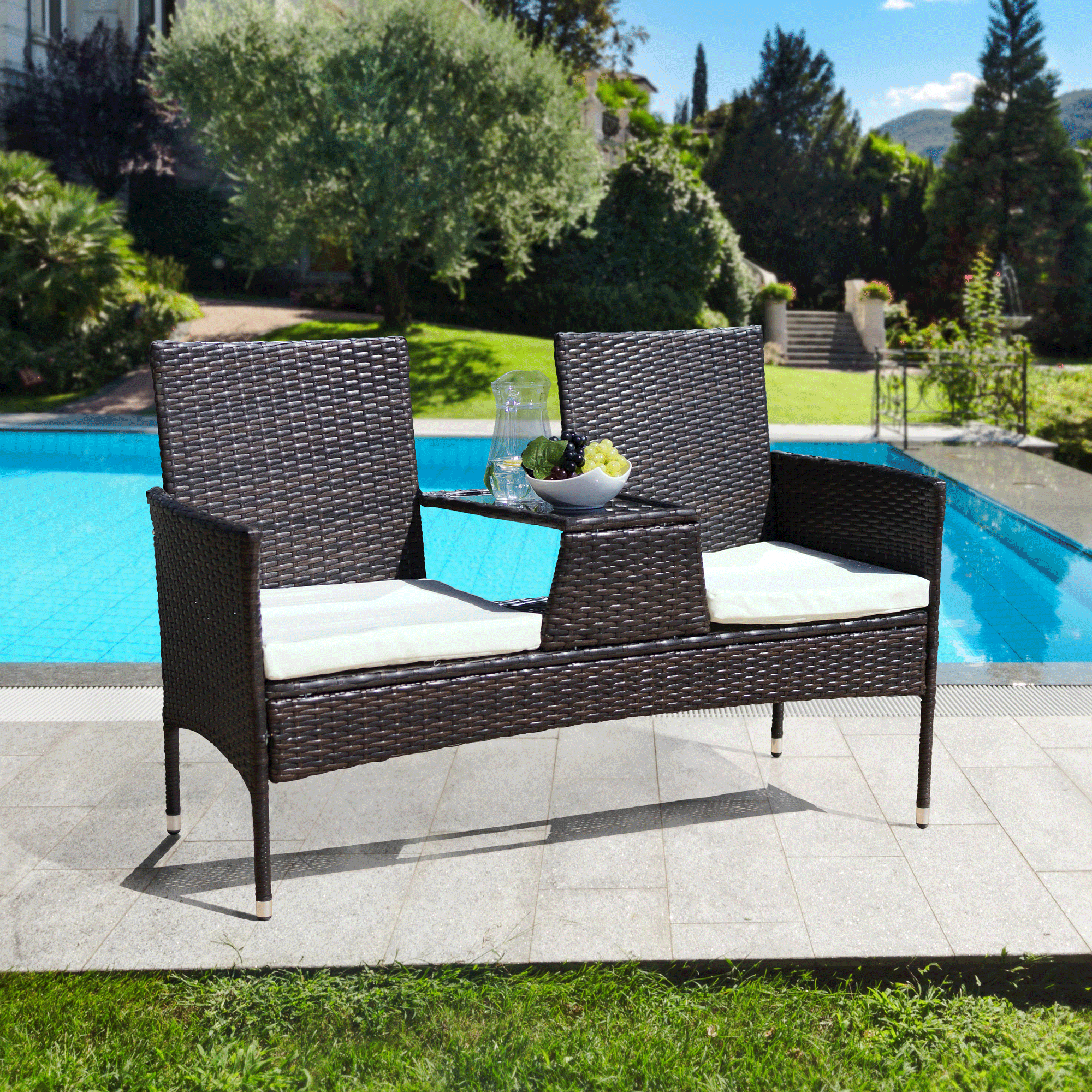 Set gradina LALIT, maro / crem