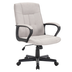 Scaun de birou LANDIS, gri deschis/negru