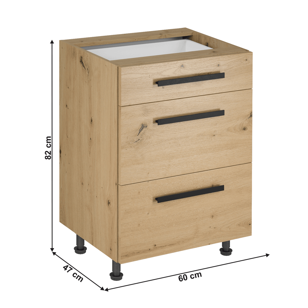 Dulap bucatarie modular LANGEN D60S3 U, vedere 3