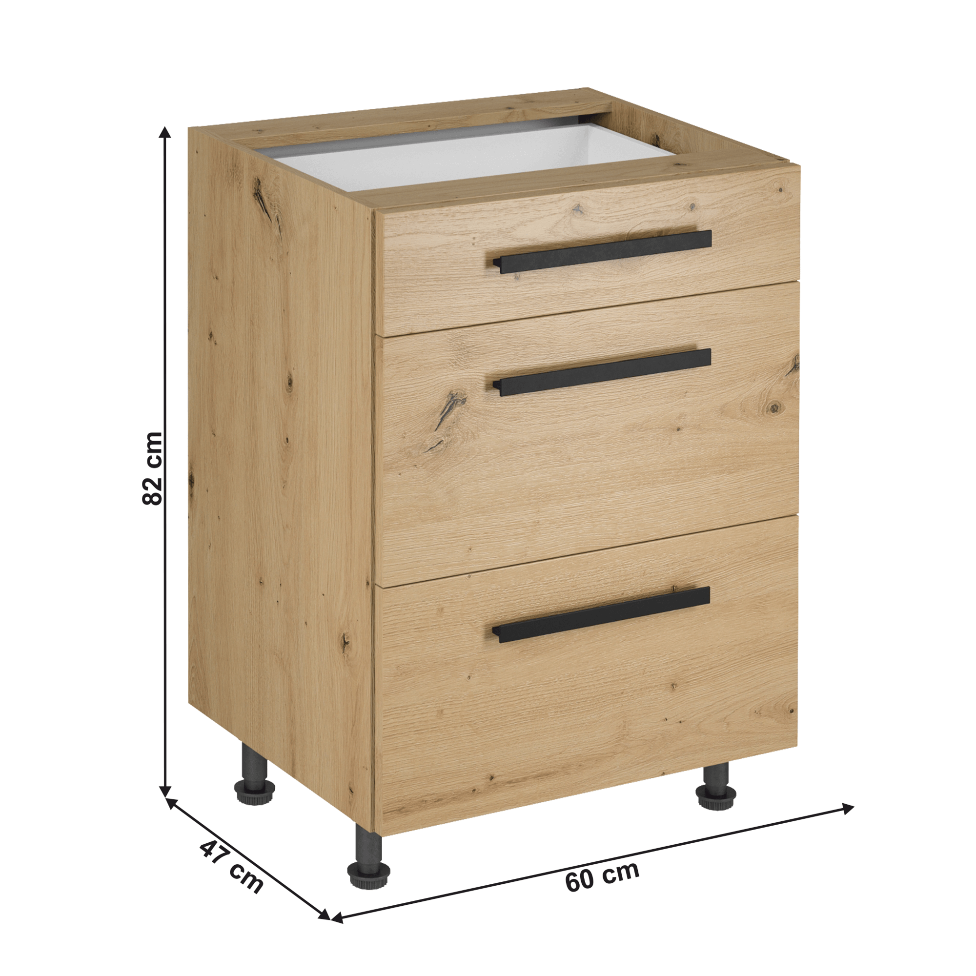 Dulap bucatarie modular LANGEN D60S3 U, vedere 3