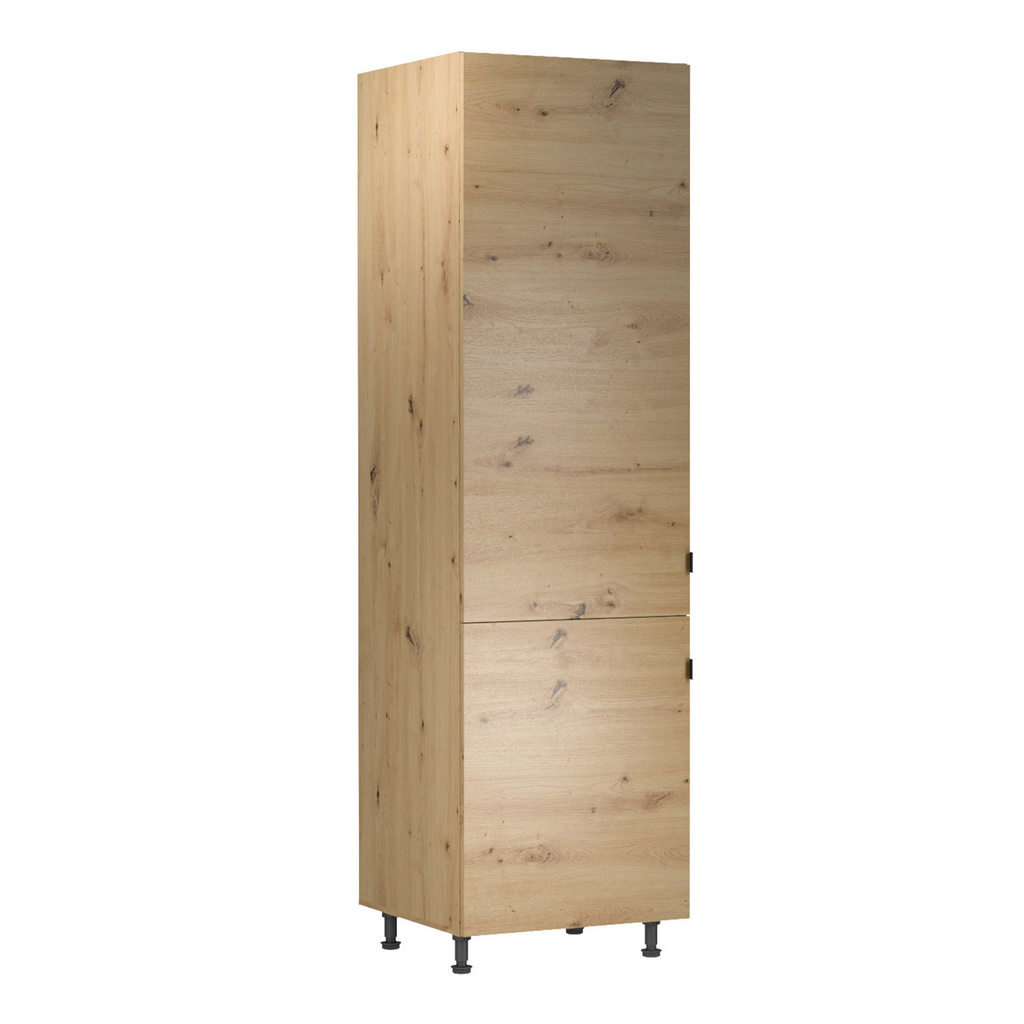 Dulap inalt pentru frigider LANGEN D60ZL, stejar artizanal, universal